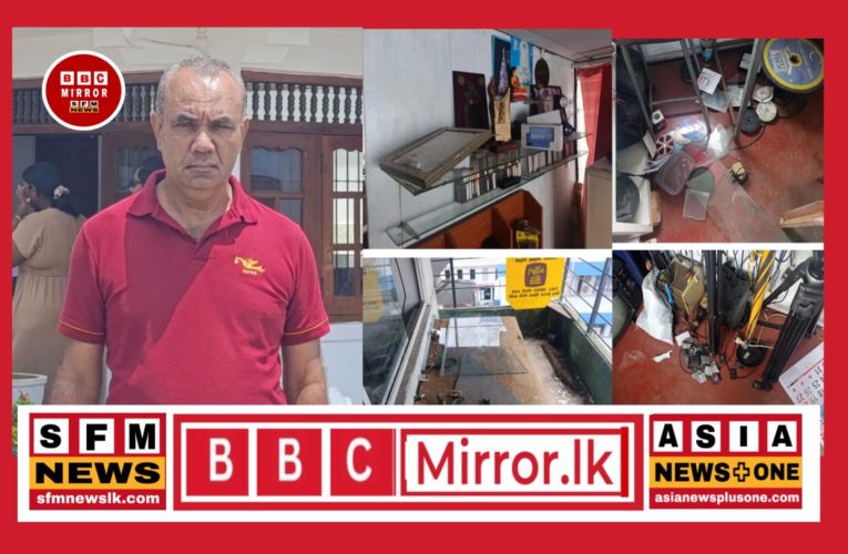 A swarm of roaches attacked the media office of journalist mr Yolan Perera in the heart of Kandy!