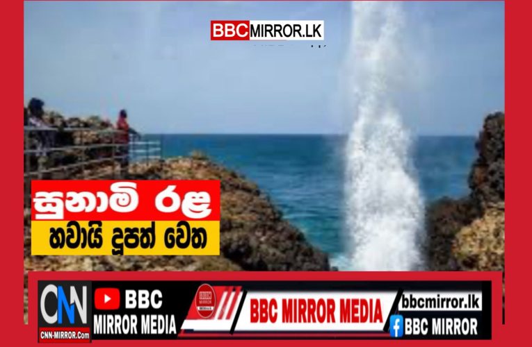 හවායි දූපත් වෙත සුනාමි රළ  BBCMirror.lk .   CNN-Mirror.com ‘ asianewsplusone.com   sfmnewslk.com