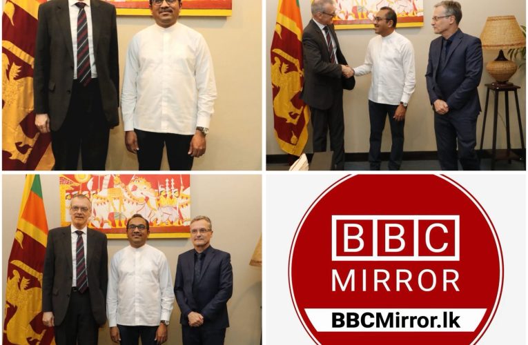 ශ්‍රී ලංකා පාර්ලිමේන්තුවේ සභානායක බිමල් රත්නායක මහතා සහ ශ්‍රී ලංකාවේ ප්‍රංශ තානාපති රෙමි ලැම්බර්ට් මහතා අතර හමුවක් BBCMirror.lk .   CNN-Mirror.com ‘ asianewsplusone.com   sfmnewslk.com