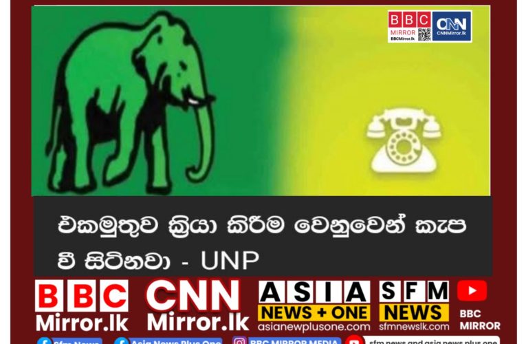 එක්සත් ජාතික පක්ෂය සහ සමගි ජන බලවේගය අතර පවතින දුරස්ථභාවය නැති කරමින්, කැප වී වැඩ කරරන බව එක්සත් ජාතික පක්ෂය පවසනවා.