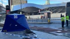 Woman stabbed in neck in unprovoked attack at Birmingham bus stop dies