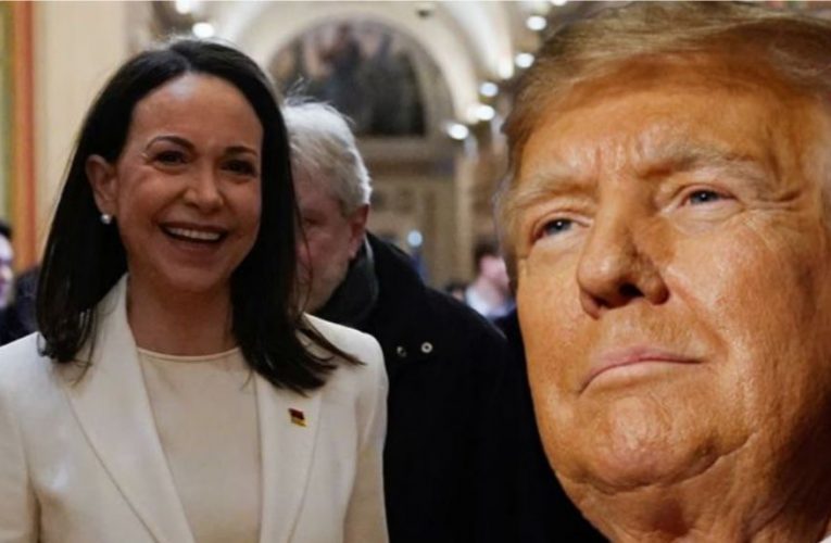 වෙනිසියුලානු විපක්ෂ නායිකා මරියා මචාඩෝ සිය නොබෙල් සාම ත්‍යාගය අමෙරිකානු ජනාධිපති ඩොනල්ඩ් ට්‍රම්ප් වෙත පිරිනමා තිබේ.