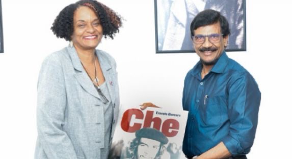 කියුබානු නව තානාපතිනිය සහ ටිල්වින් සිල්වා අතර හමුවක්