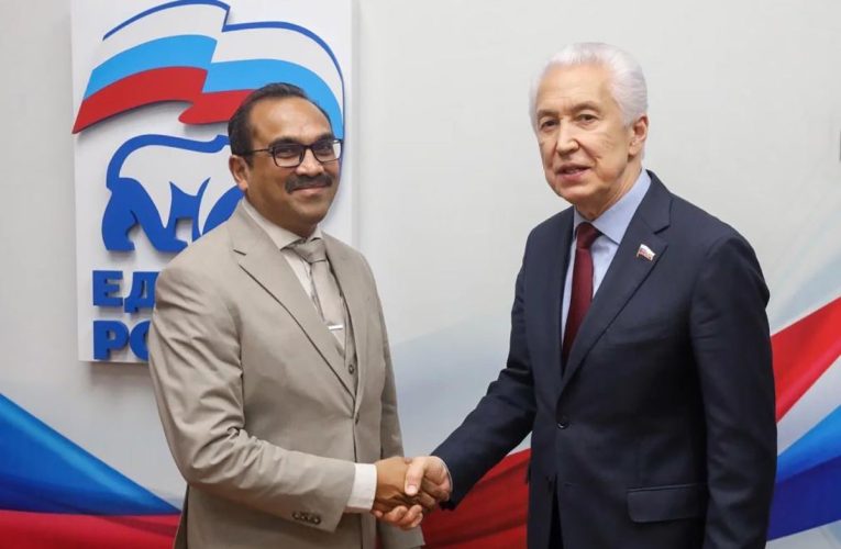 රුසියානු  පාර්ලිමේන්තුවේ සභානායක සහ ශ්‍රී ලංකා පාර්ලිමේන්තුවේ සභානායක අතර හමුවක්