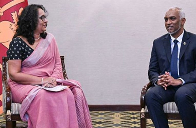 අග්‍රමාත්‍ය තුමිය සහ මාලදිවයින් ජනාධිපති තුමා අතර හමුවක්