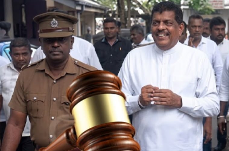 සරණ ගුණවර්ධනට හිමිව තිබෙන සිරදඬුව අඩුකර දෙන බව පවසා ඔහුගේ බිරිඳගෙන් රුපියල් 750,000ක අල්ලස් මුදලක් ලබාගත් අයේක් අත්තඩංගුවට